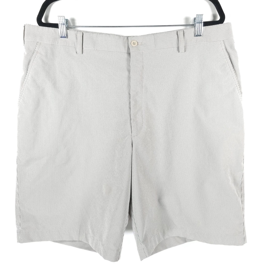 NIKE GOLF FIT DRY‎ Striped Shorts with Pockets Size 40